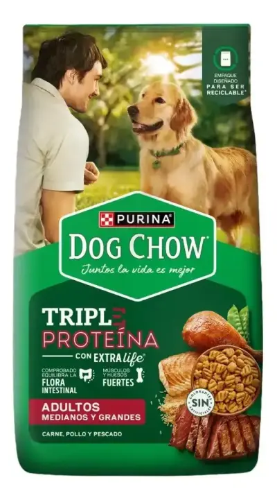 DOG CHOW Adulto Mediano y Grande x 21kg